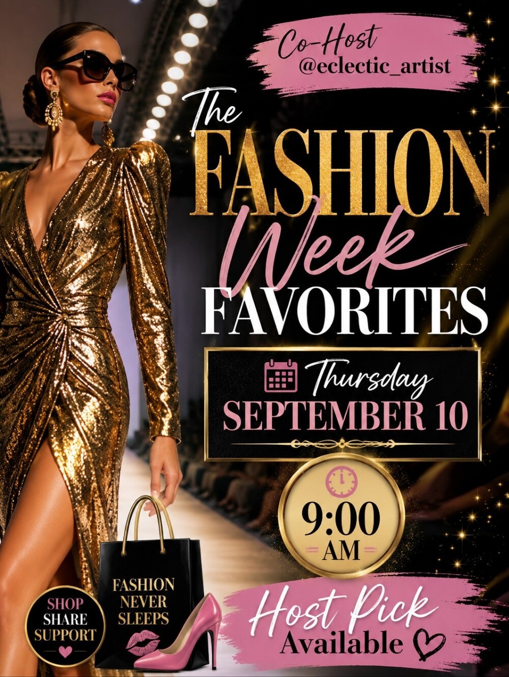 10/10 Posh Party FASHION WEEK FAVORITES @eclectic_artist HOST PICKS AVAILABLE